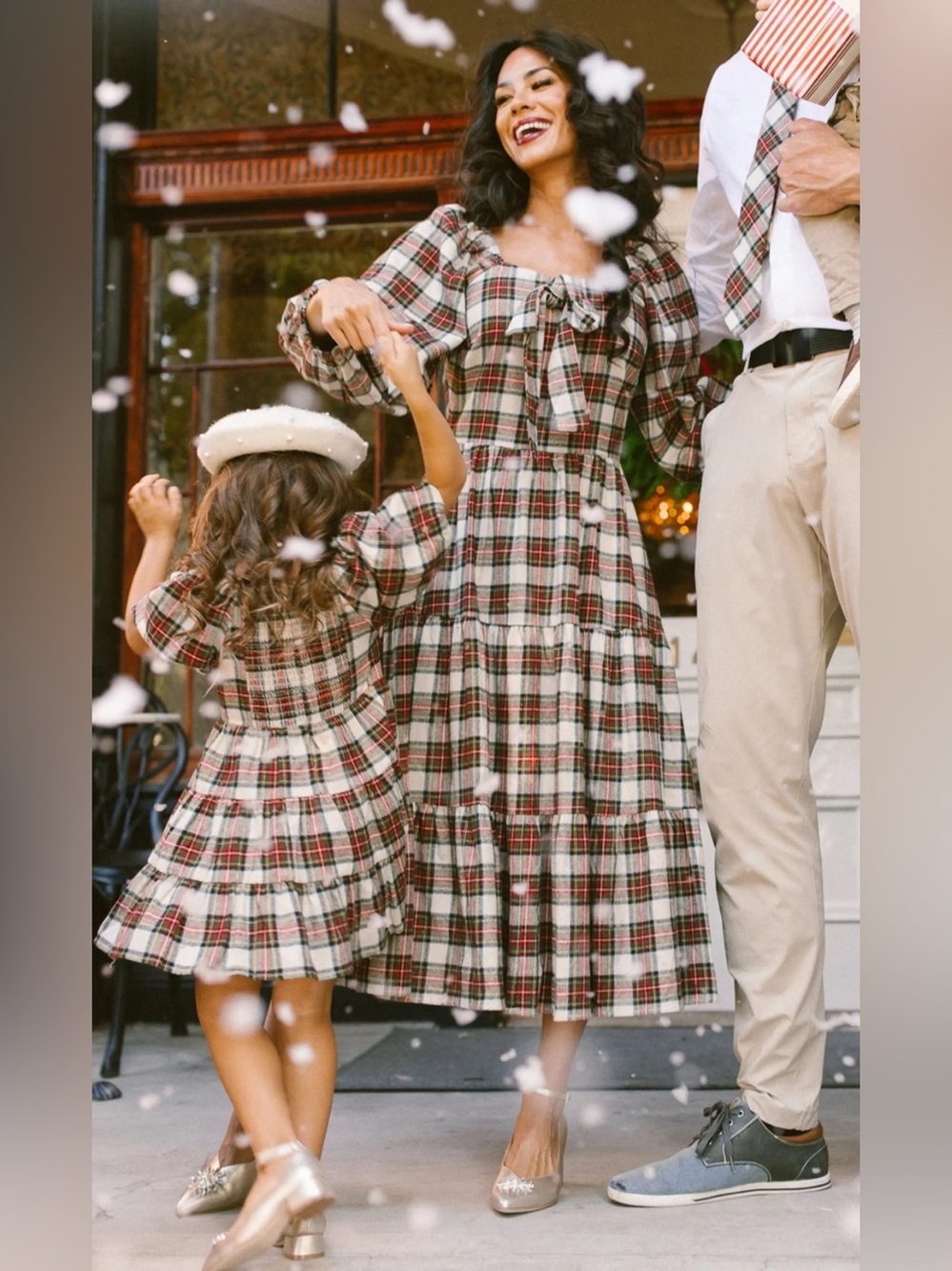 Ivy City Co Merry Dress Holiday Plaid Midi Size 2X NWT New